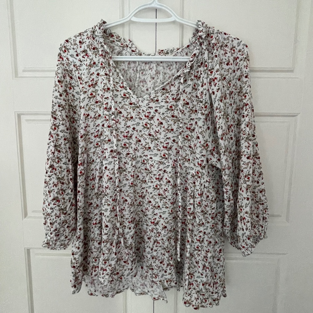 Pink Blush maternity shirt